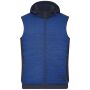 Men's Padded Hybrid Vest royal melange/navy 5XL