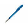 Balpen Nash metal tip transparant - Transparant Blauw