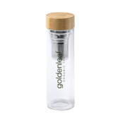 SAOKO dubbelwandige  glazen fles