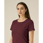 Stella Expresser 2.0 - Dagelijks fitted T-overhemd met een vrouwelijk cut - Burgundy (3XL)