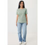 IQONIQ Yala dames lichtgewicht gerecycled katoen t-shirt, iceberg green (XXL)
