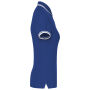 Damespolo met korte mouwen en contrasterende bies Royal Blue / White XS