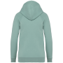 Ecologische damessweater met capuchon en raglanmouwen Jade Green S