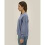 Stella Alma Vintage - Garment-dyed crewneck sweatshirt met een vrouwelijk cut - G. Dyed Blue Grey (XXL)