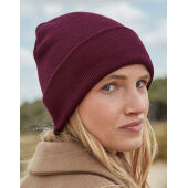 Organic Cotton Original Cuffed Beanie - Black - One Size