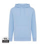 Iqoniq Rila lichtgewicht gerecycled katoen hoodie, sky blue (S)