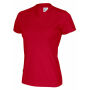 Cottover Gots T-shirt V-neck Lady red 3XL Cottover Gots T-shirt V-neck Lady red 3XL