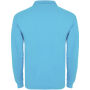 Estrella herenpolo met lange mouwen - Turquoise - 3XL