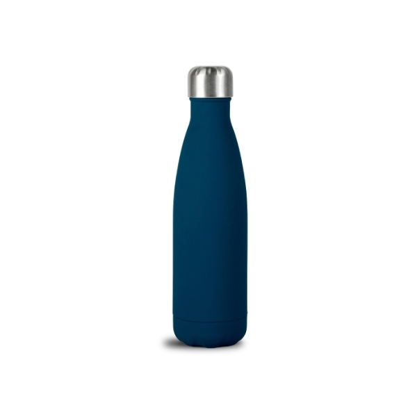 Sagaform Nils Steel Bottle Rubber 500ml - Blue
