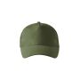 Cap unisex 5P khaki adjustable