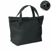 RIDE TOTE BAG - PU fiets boodschappentas 10L - Zwart