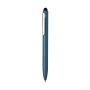 Kymi RCS certified recycled aluminium pen with stylus, royal blue