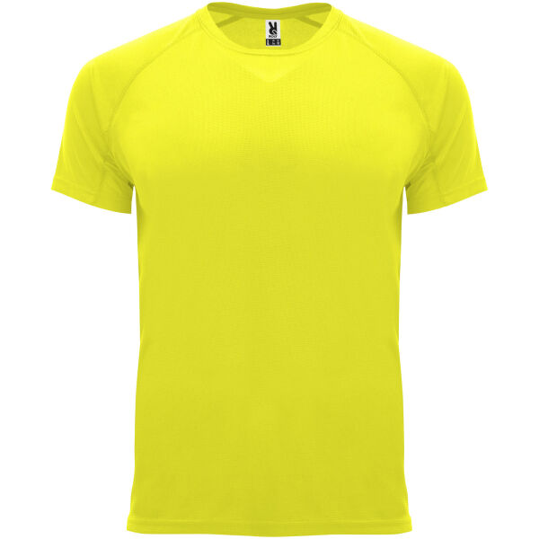 Bahrain sportshirt met korte mouwen voor heren - Fluor Yellow - 3XL
