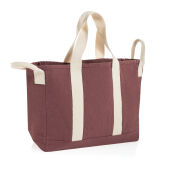BEAU AWARE™ strandtas van 400gsm gerecycled canvas, maroon BEAU AWARE™ strandtas van 400gsm gerecycled canvas, maroon
