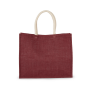 Shopper van jutecanvas - middelgroot model Light Rosewood One Size