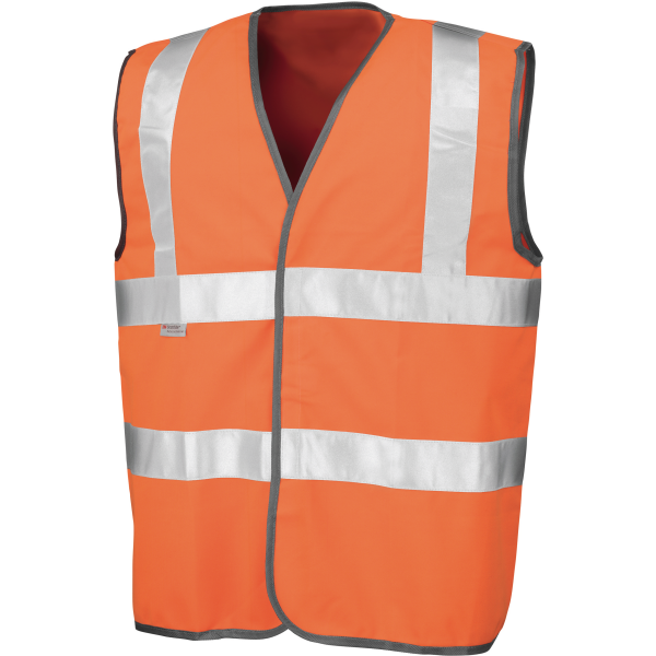 Safety Hi-vis veiligheidshesje Fluorescent Orange XXL Safety Hi-vis veiligheidshesje Fluorescent Orange XXL