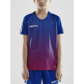 *Pro Control stripe jersey jr cobolt/b.red 122/128