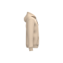 Gerecycled sweater met rits en capuchon uniseks Light Sand 5XL