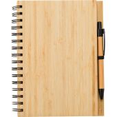 Bamboe notitieboek Carmen bruin
