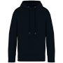 Ecologische uniseks sweater met capuchon French Terry Washed black 4XL