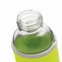 TAKE WELL - Glazen fles appelgroen, transparant