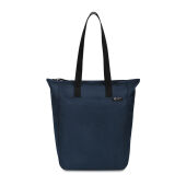 Renew AWARE™ rPET draagtas met rits, donkerblauw