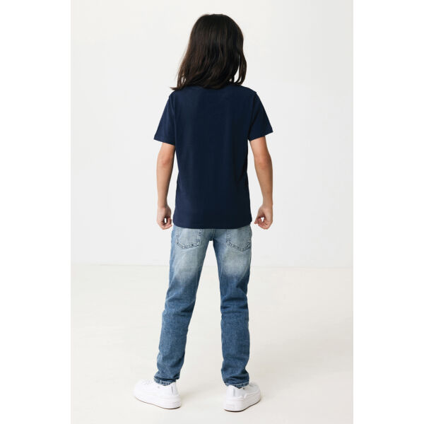 IQONIQ Koli kids lichtgewicht gerecycled katoen t-shirt, donkerblauw (910) IQONIQ Koli kids lichtgewicht gerecycled katoen t-shirt, donkerblauw (910)