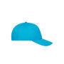 5 Panel Cap Organic Cotton turquoise one size