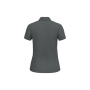 Ecologische damespolo in piquétricot Iron Grey M