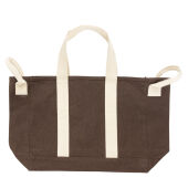 BEAU AWARE™ strandtas van 400gsm gerecycled canvas, bruin BEAU AWARE™ strandtas van 400gsm gerecycled canvas, bruin