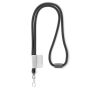 Polyester 2-kleurige koord-lanyard met full color label