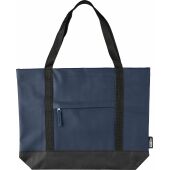 rPET polyester (600D) draagtas Lumi blauw