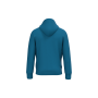 Ecologische uniseks sweater met capuchon Blue Sapphire XXL