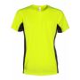 SP Air sportshirt, 140 gr/m² - Fluo geel/Zwart