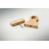 STANDTURN - Bamboe flessenhouder & opener - Hout
