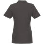 Beryl biologisch gerecyclede damespolo met korte mouwen - Storm grey - 2XL