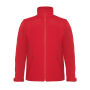 Kids´ Hooded Softshell Jacket red 5-6 Y