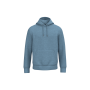 Ecologische uniseks sweater met capuchon Cool Blue Heather XXL