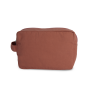 Toilettas van biologisch katoen. Washed Pink Ochre One Size