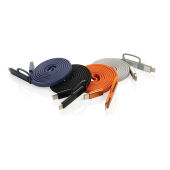 Arc Ultra-thin RCS recycled 60W 2 in 1 magnetische kabel, grijs