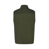 Bonded fleece vest - Olive, S