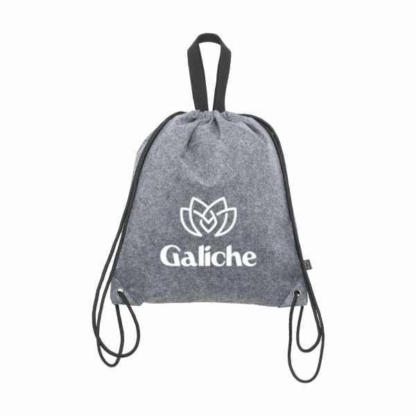 GRS RPET Felt PromoBag Plus backpack - grey GRS RPET Felt PromoBag Plus backpack - grey