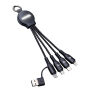 6-in-1 oplaadkabel met licht REEVES-PUHALANI SWITCH - zwart, wit 6-in-1 oplaadkabel met licht REEVES-PUHALANI SWITCH - zwart, wit