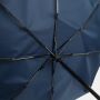 Stormvaste, automatisch te openen- en sluiten pocketparaplu ORIANA marineblauw