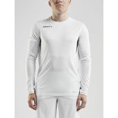 PRO CONTROL IMPACT LS TEE M WHITE-BLACK XS