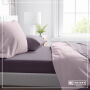 Fitted sheet Single beds - Plum