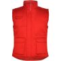 Almanzor multifunctionele werkbodywarmer met hoge kraag - Rood - 3XL