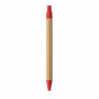 ITEA COLOUR - Bamboe balpen met drukknop - Rood ITEA COLOUR - Bamboe balpen met drukknop - Rood