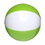 BeachBall Ø 27 cm strandbal - wit/groen
