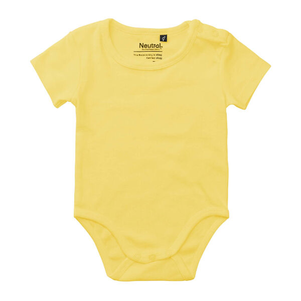 Neutral romper korte mouw_Dusty Yellow_92 Neutral romper korte mouw_Dusty Yellow_92